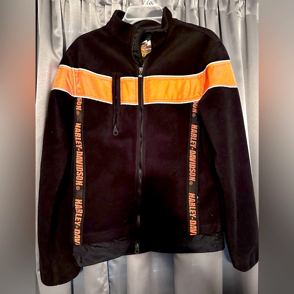 Gently worn HD Coat. This coat is warm and great for riding in chilly weather